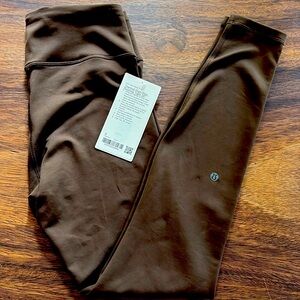 LULULEMON Thermal high rise running tights size 8 brand new with tags